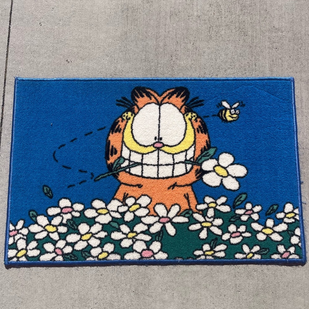 Garfield Blue and Orange Doormat (1978)